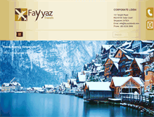 Tablet Screenshot of fayyaztravels.com